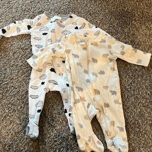 3 month 2 piece onsies